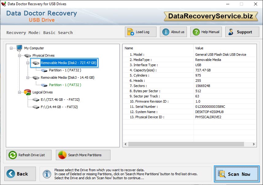 Select partition