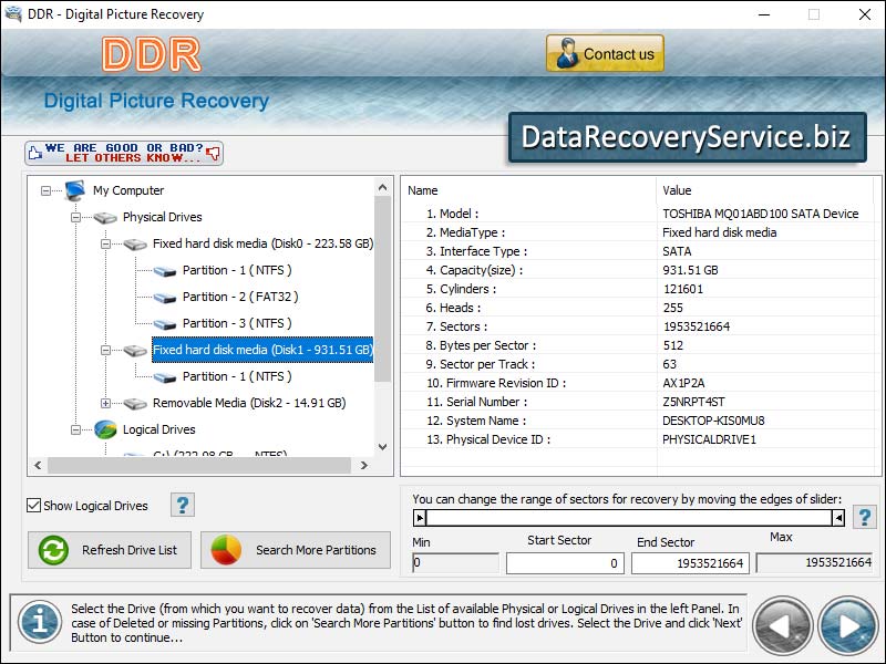 Digital Pictures Recovery Software 5.4.1.2 full
